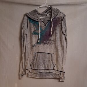 American Eagle Outfitters Hooded Shirt Size Medium